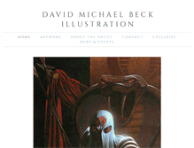 Tablet Screenshot of davidmichaelbeck.com